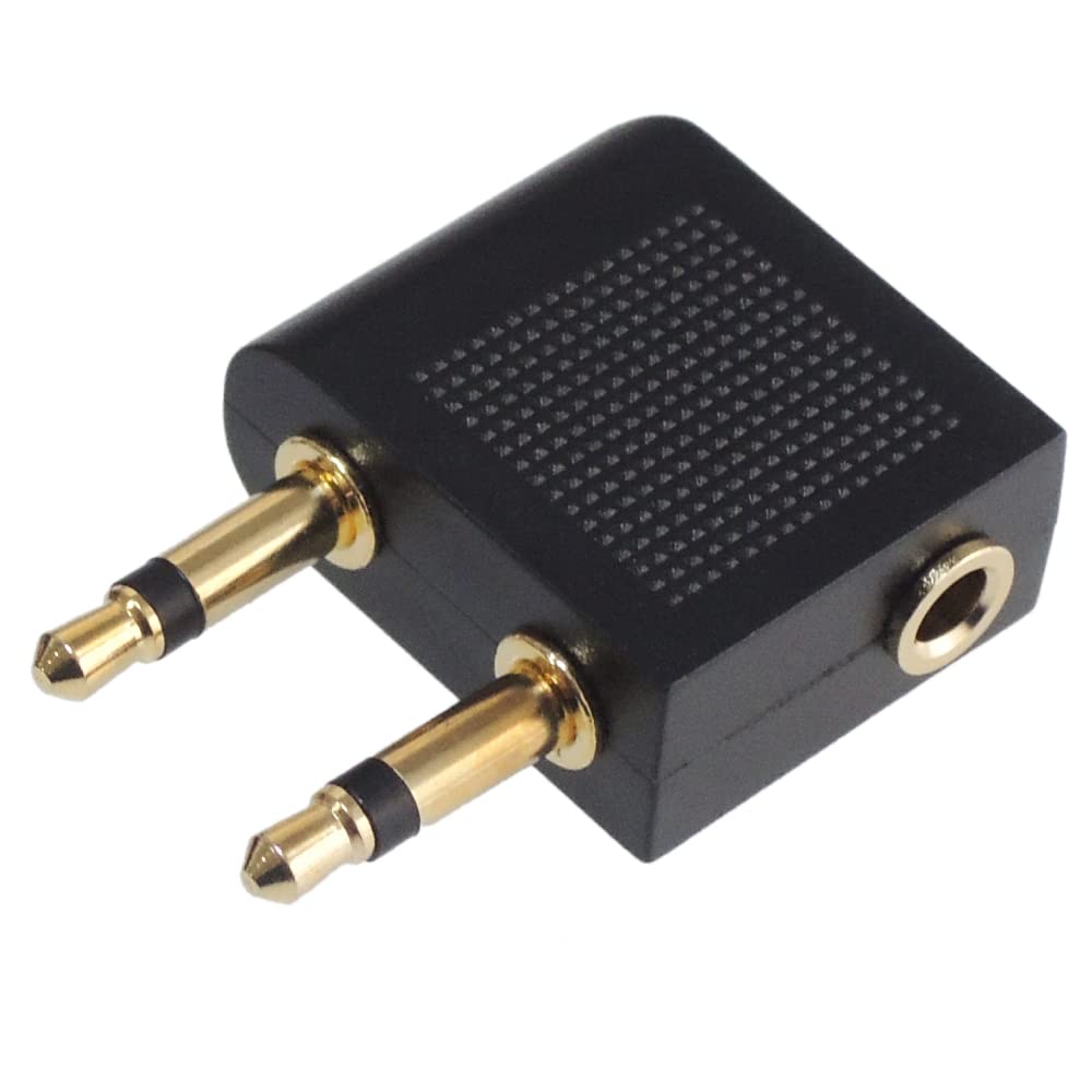 Amazon | KAUMO 飛行機イヤホンジャック変換アダプタ 3.5mm